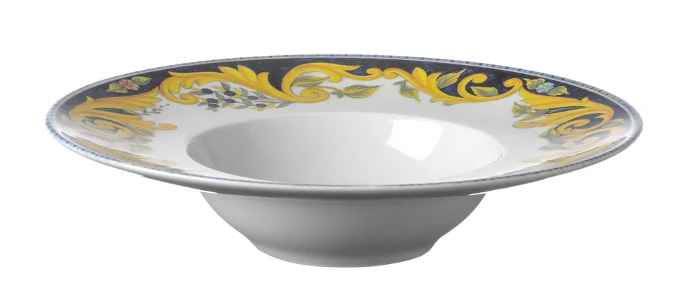 Prato Fundo para Massa em Porcelana Decorativa Ø275mm