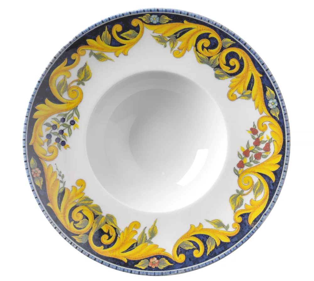 Prato Fundo para Massa em Porcelana Decorativa Ø275mm