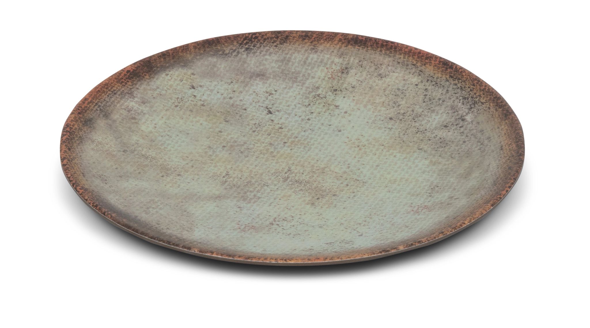 Prato de Melamina Verde 26,5 cm para Serviço de Mesa
