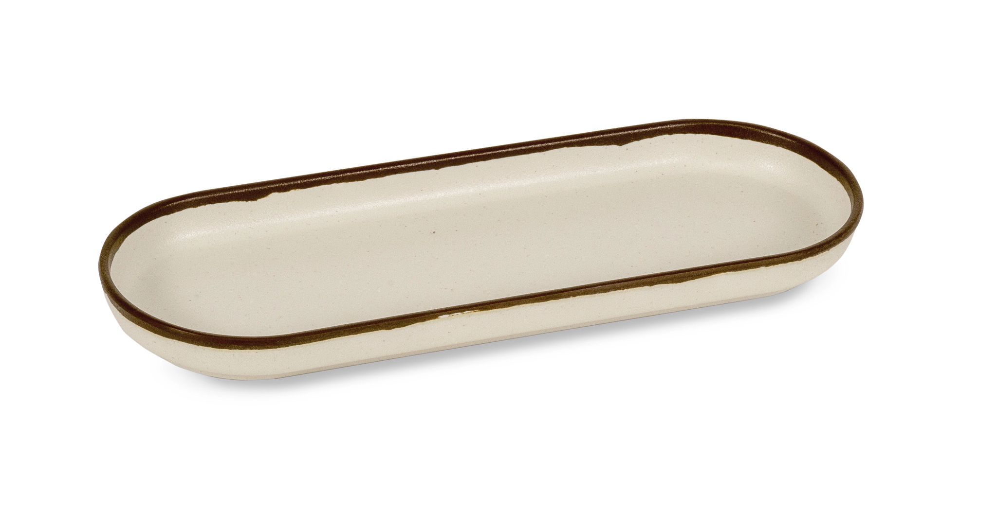 Travessa Oval Melamina 26 x 10,5 cm para Serviço de Mesa