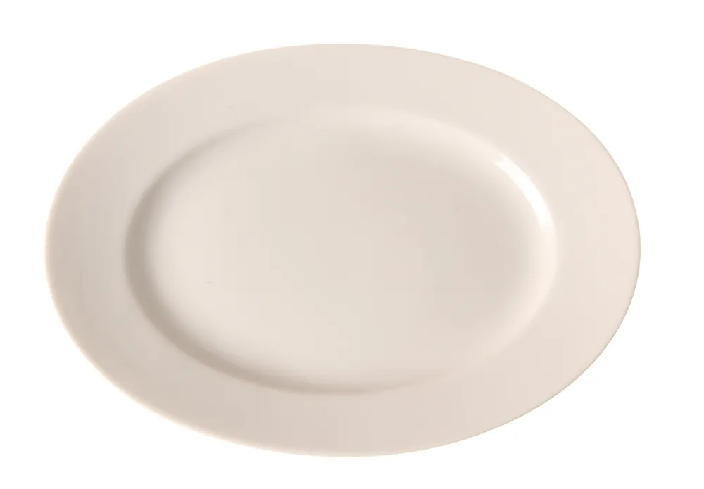 Travessa Oval de Porcelana 310x220mm – Resistência Profissional