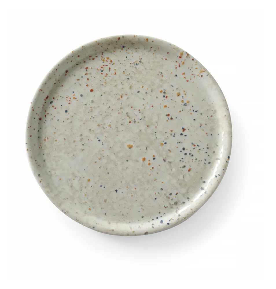Prato de Pizza Porcelana ø330mm Cinzento-Claro | Coleção Drops