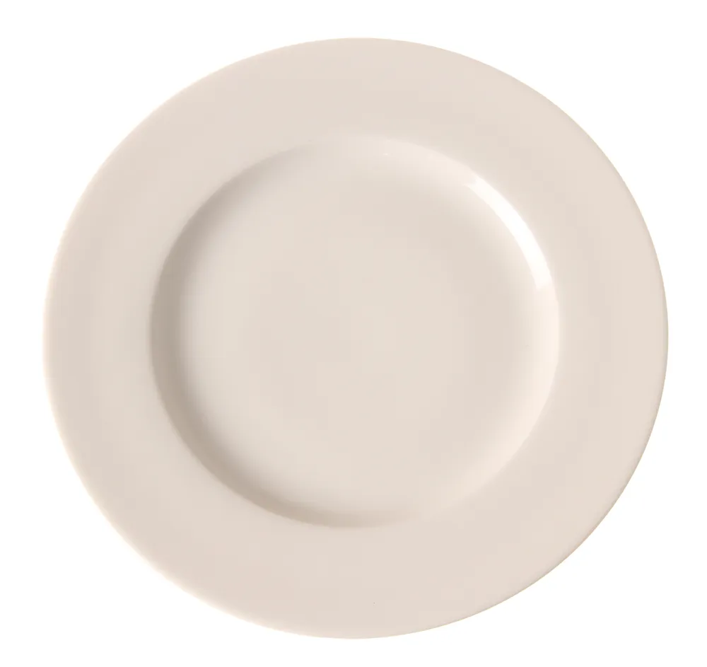 Prato Raso de Porcelana Reforçada Ø320mm para Restauração