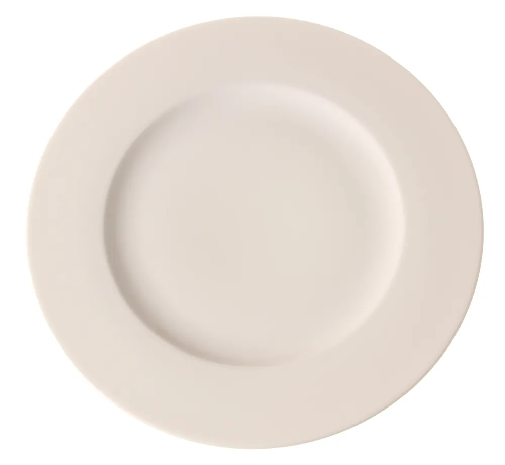 Prato Raso de Porcelana Reforçada Ø320mm para Restauração