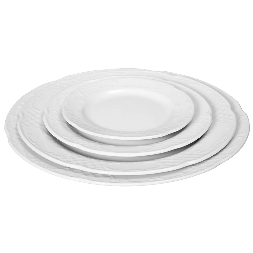 Prato Raso Porcelana ⌀200mm para Serviço de Mesa