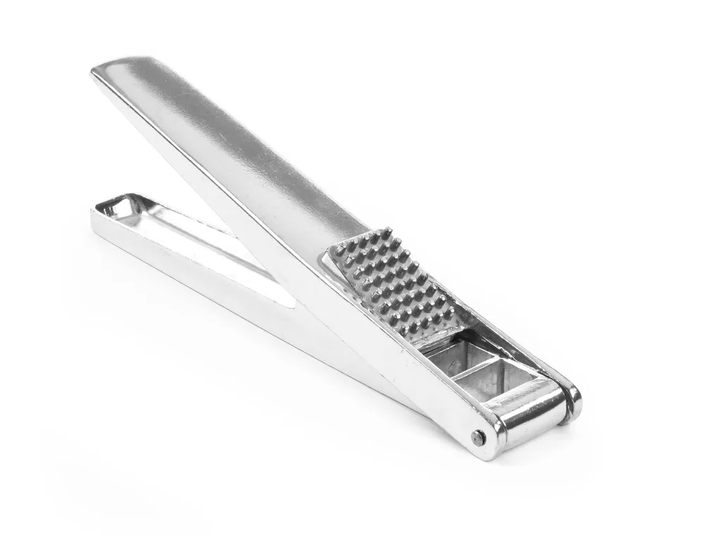 Esmagador de Alho em Alumínio 175x30mm para Cozinha Profissional