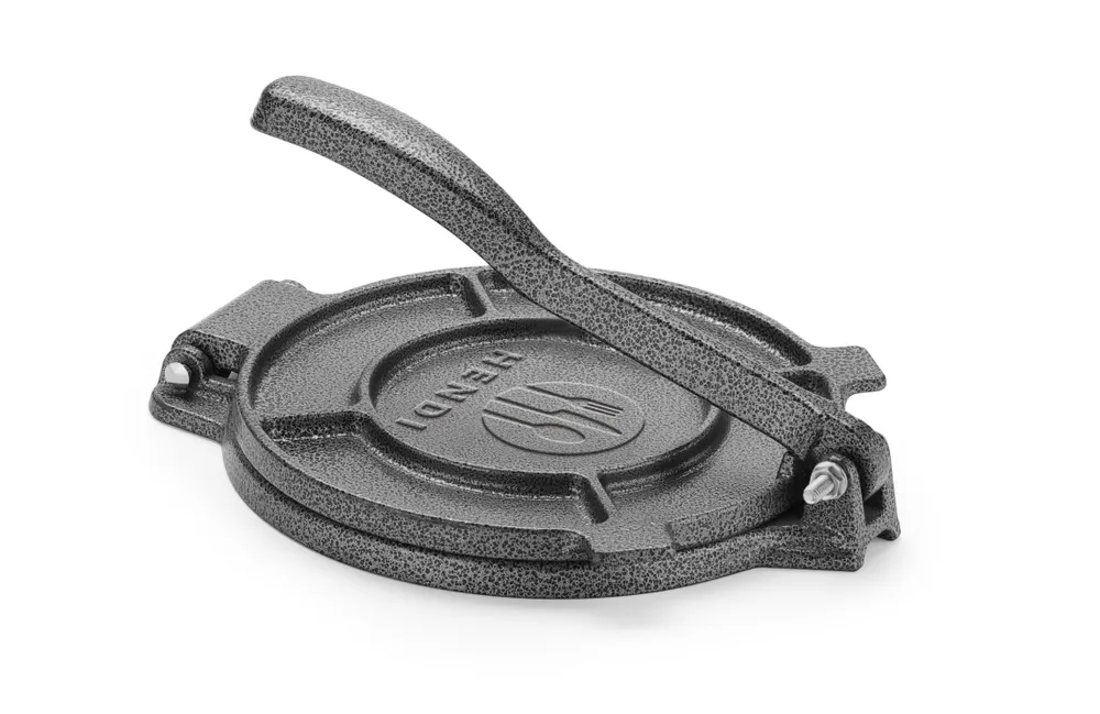Prensa de Tortilha Manual em Ferro Fundido Ø260mm – Robusta e Estável