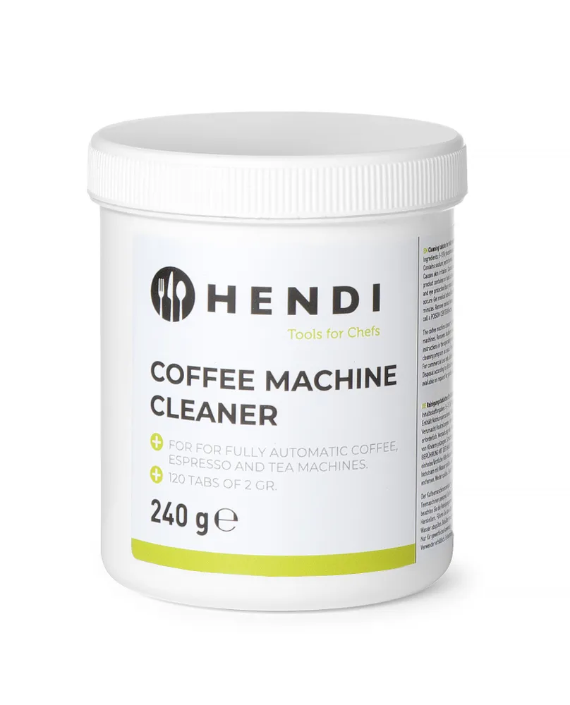 Pastilhas de Limpeza para Máquinas de Café Automáticas Hendi, 120 Unidades