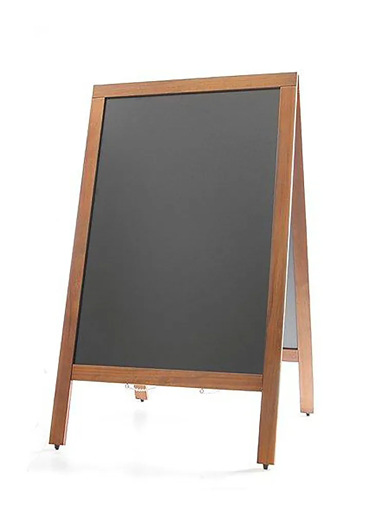 Quadro Cavalete para Giz Preto 700x600x1200mm