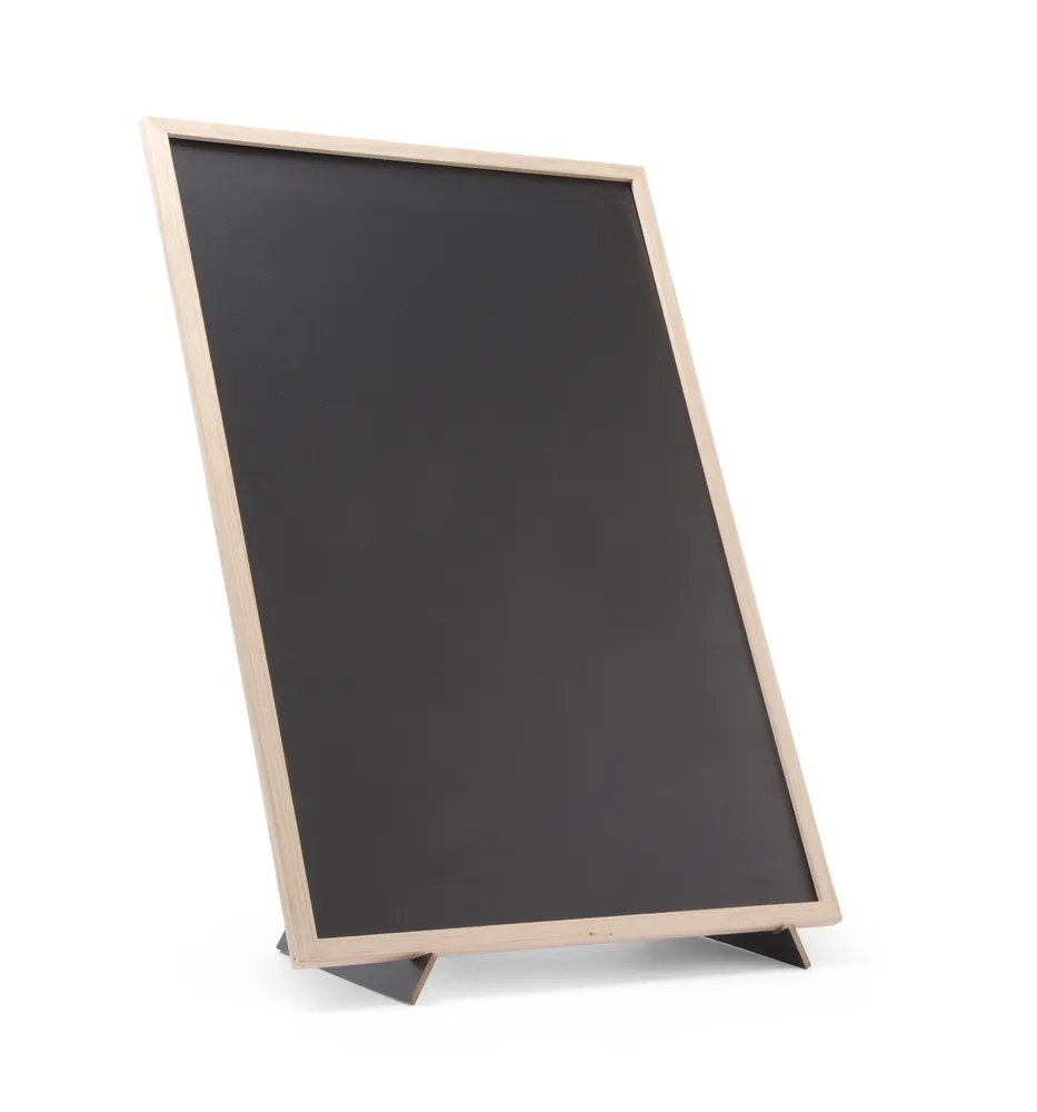 Quadro Preto com Suporte 400x600mm para Ementas e Avisos