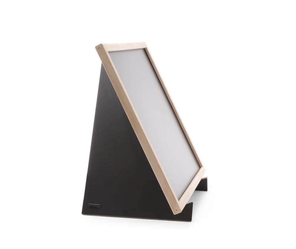 Quadro Preto com Suporte para Ementas 300x400mm