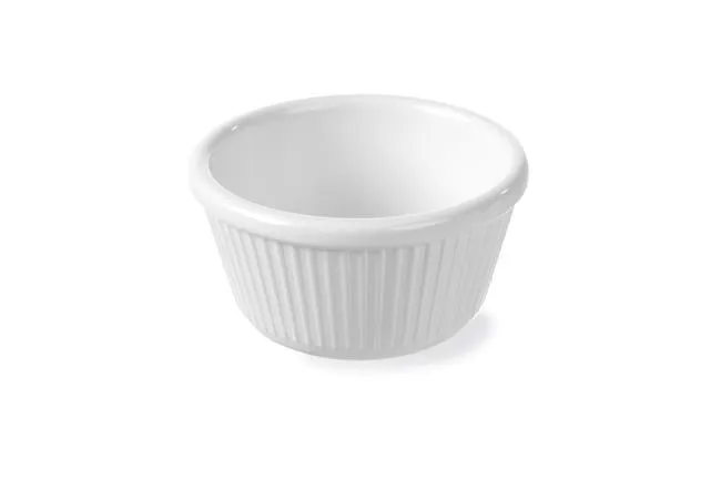 Ramequim Estriado 100 mL - Ø85x(A)45mm para Serviço de Mesa
