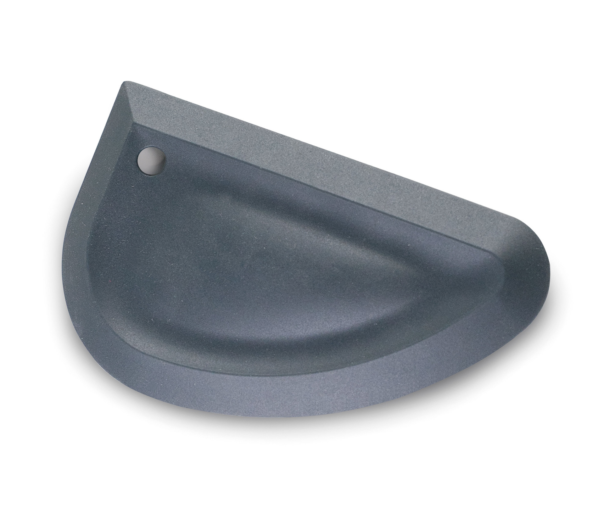 Raspador de Silicone Azul para Pastelaria 15x9 cm