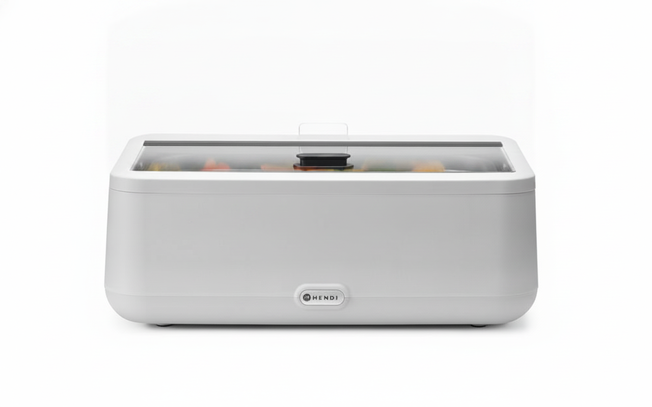 Réchaud GN 1/1 Elétrico 700W para Buffet Profissional Branco