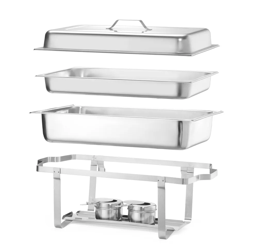 Réchaud Buffet GN 1/1 9L — Aço Inoxidável