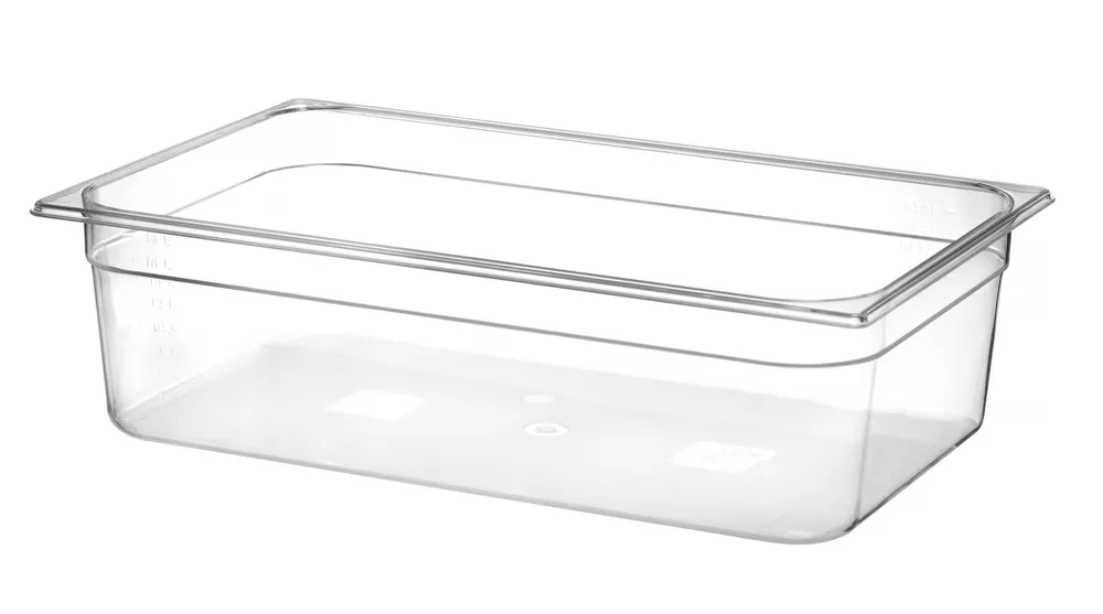 Recipiente Gastronorm GN 1/1 Transparente 21L – 530x325x150mm