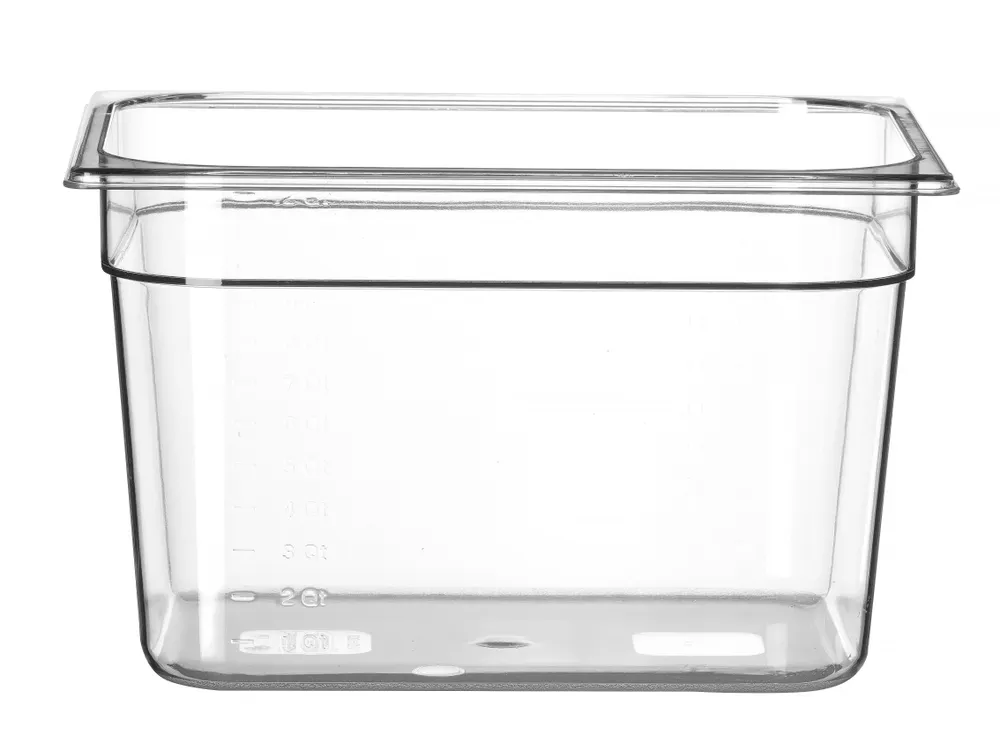 Recipiente Gastronorm GN 1/2 Transparente 6,5L — 325x265x100mm