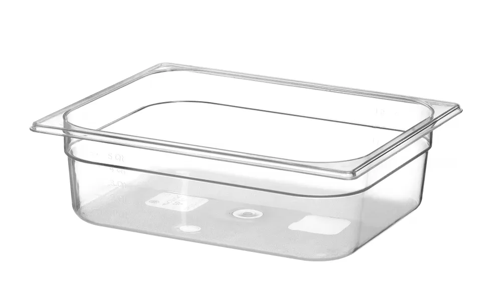 Recipiente Gastronorm GN 1/2 Transparente 6,5L — 325x265x100mm