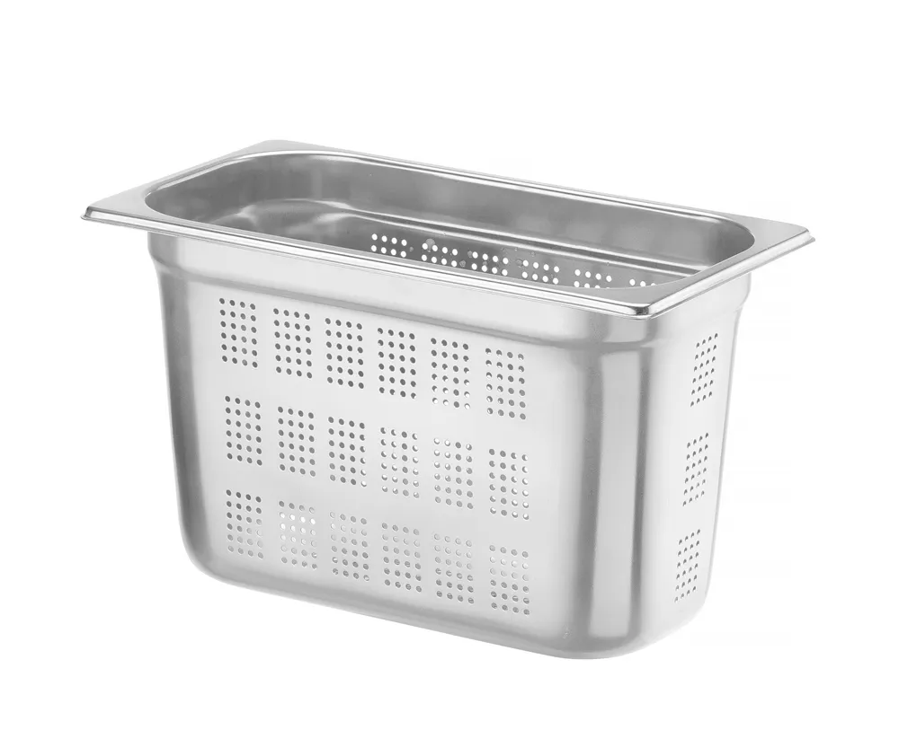 Recipiente Gastronorm 1/3 Perfurado Aço Inox 4L (H)100mm