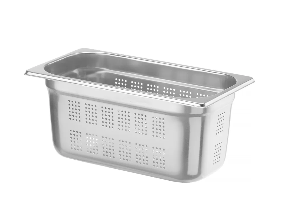 Recipiente Gastronorm 1/3 Perfurado Aço Inox 4L (H)100mm