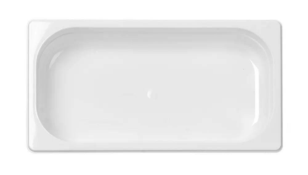 Recipiente Gastronorm 1/3, 2,5L, Branco, 325x176x65mm