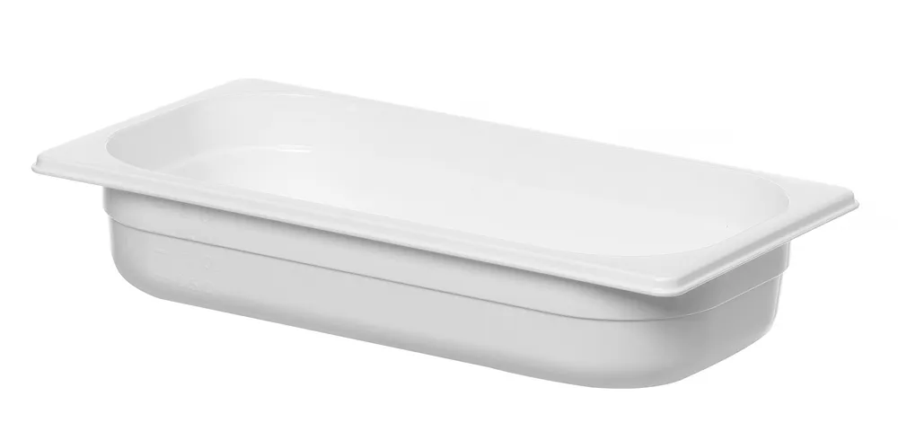Recipiente Gastronorm 1/3, 2,5L, Branco, 325x176x65mm