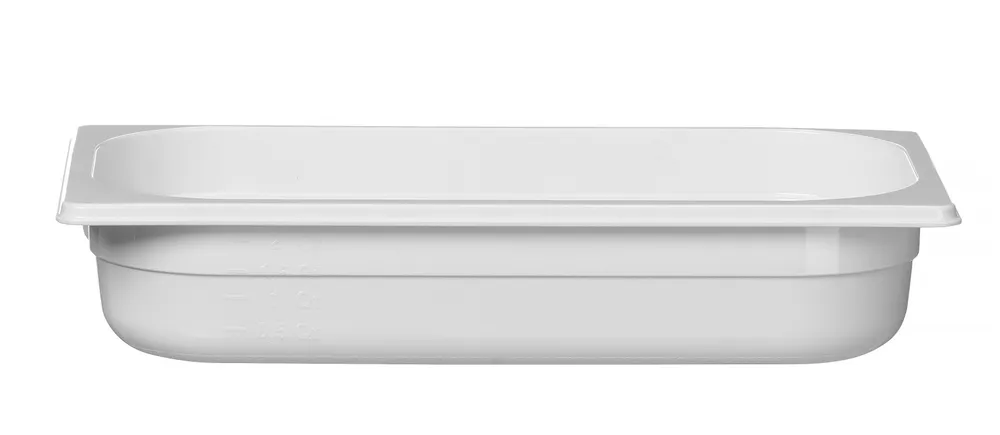 Recipiente Gastronorm 1/3, 2,5L, Branco, 325x176x65mm