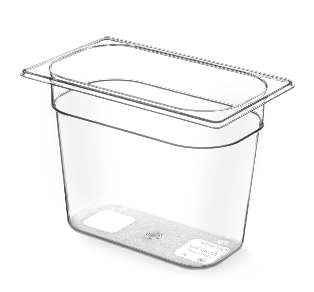 Recipiente Gastronorm 1/4 Transparente 2,8L (265x162x100mm)