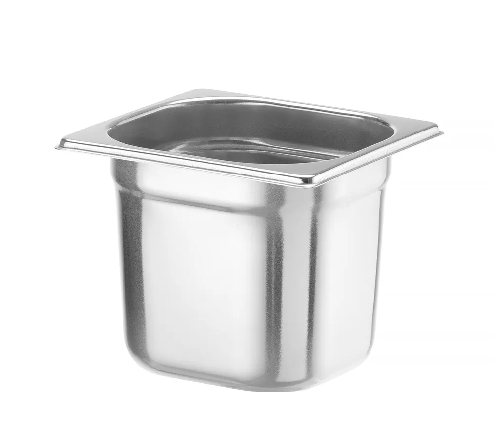 Recipiente Gastronorm GN 1/6 Aço Inox 18/10 | 2.4L, A150mm