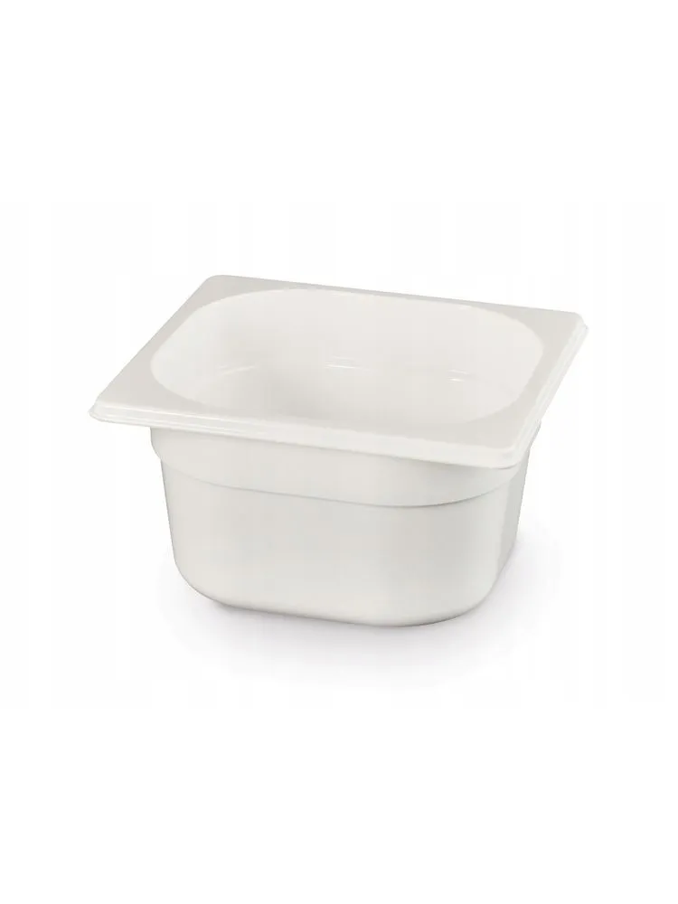 Recipiente Gastronorm 1/6 Policarbonato Branco 2,4L 176x162x150mm