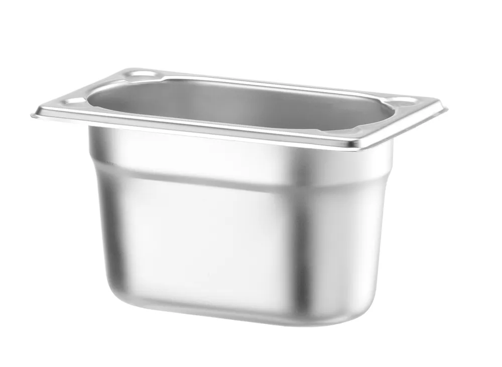 Recipiente Gastronorm 1/9 Inox 0.6L — Versátil Cozinha Profissional