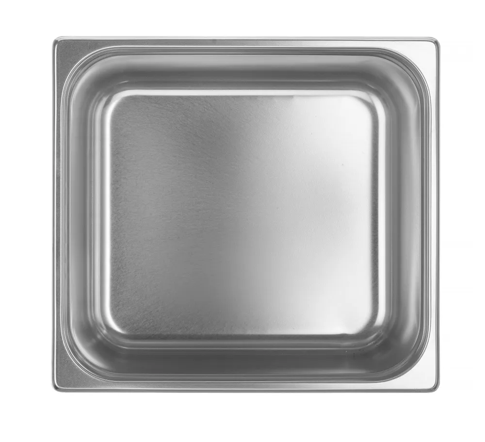 Recipiente Gastronorm 2/3 em Aço Inox 9L (100mm Profundidade)