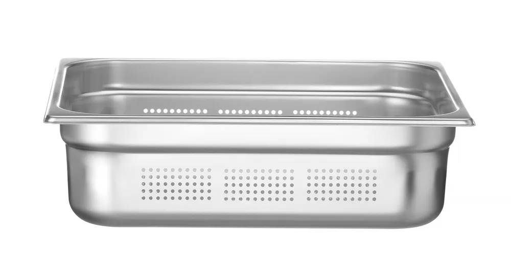 Recipiente Gastronorm Perfurado GN 2/3 Aço Inox 9L (H)100mm