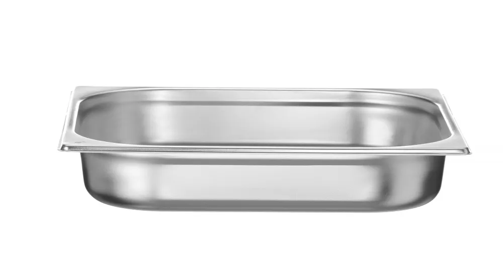 Recipiente Gastronorm GN 2/3, 5.5L, 65mm Aço Inoxidável