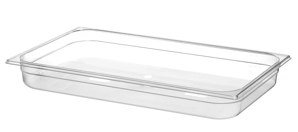 Recipiente Gastronorm 1/1 Transparente 9L (530x325x65mm)