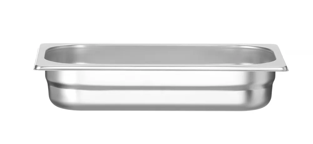 Recipiente Gastronorm GN 1/3, 2,5L, Aço Inoxidável, Altura 65mm