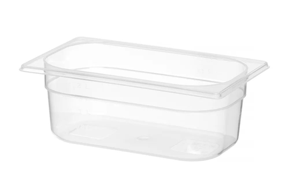 Recipiente Gastronorm 1/4 Transparente Hendi 2,8L - Organização Profissional
