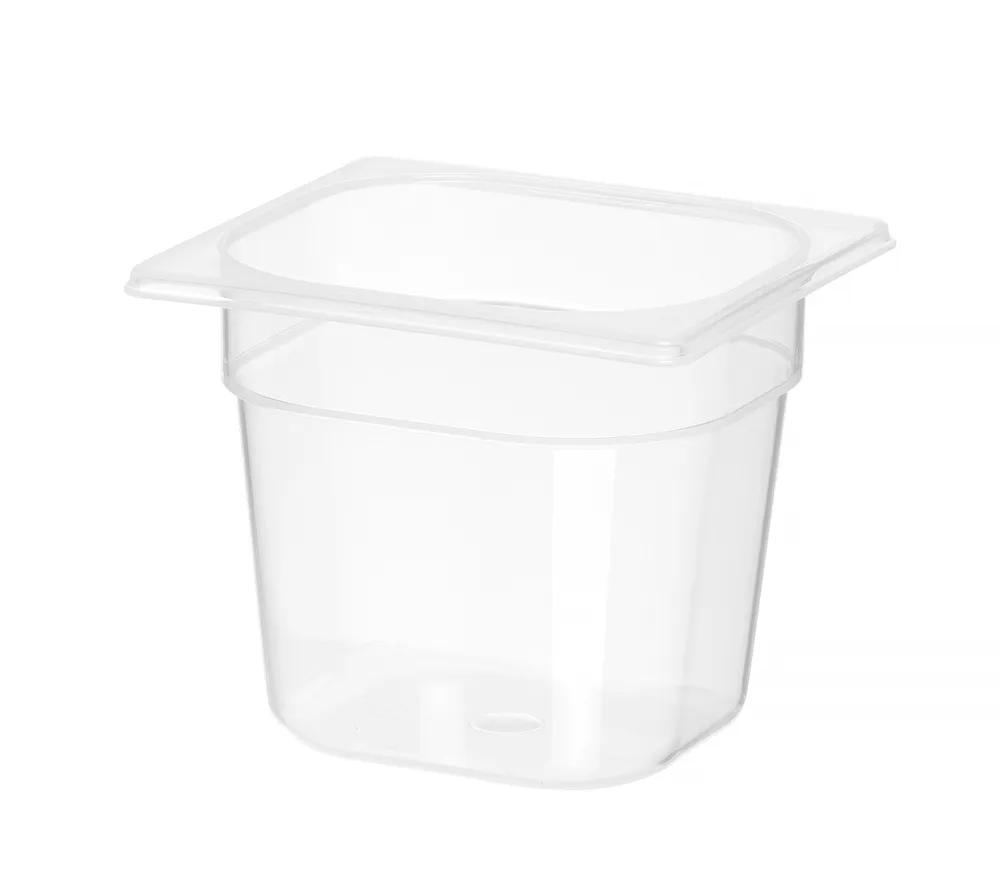 Recipiente Gastronorm 1/6 Transparente Hendi 2,4L - 176x162x150mm