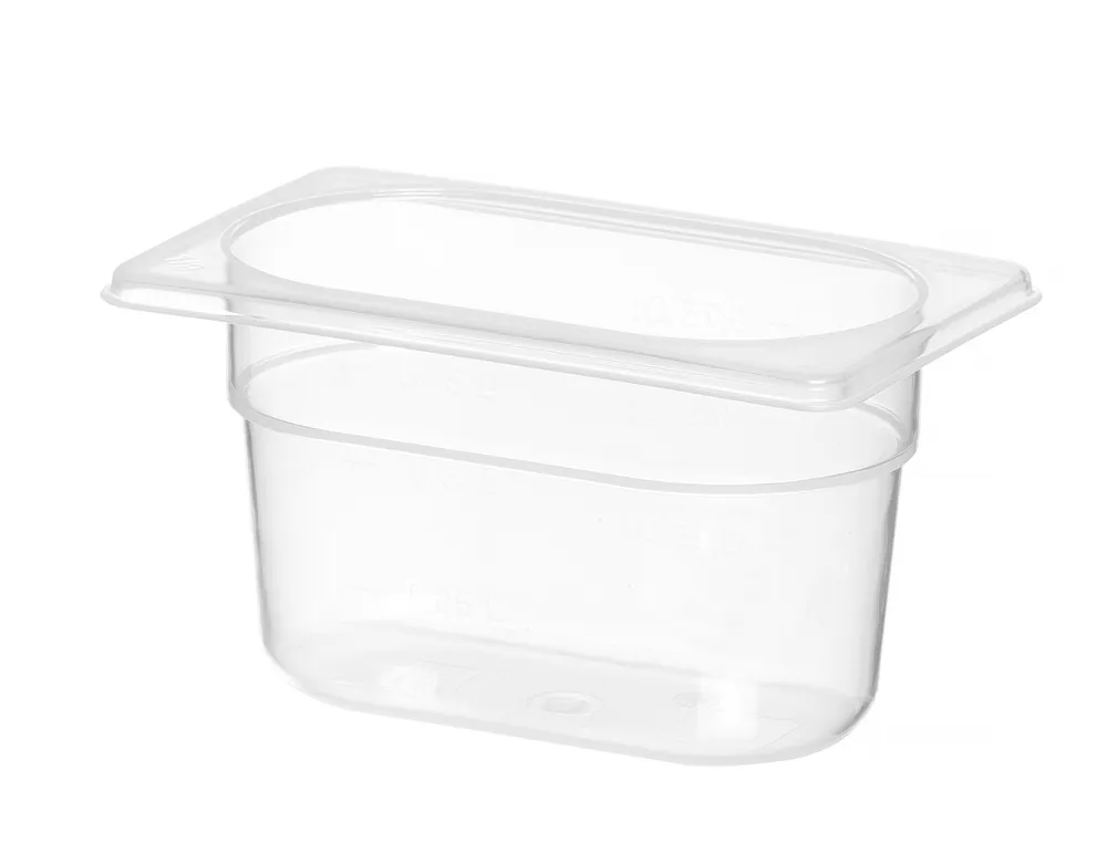 Recipiente Gastronorm 1/9 Transparente 1L Hendi - Armazenamento Profissional