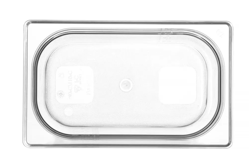 Recipiente Gastronorm 1/4 Policarbonato 4L Transparente 265x162x150mm