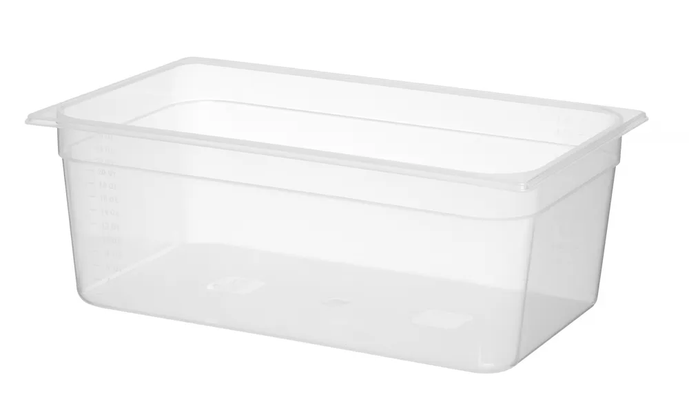 Recipiente Gastronorm 1/1 Hendi, 14L, Polipropileno Transparente