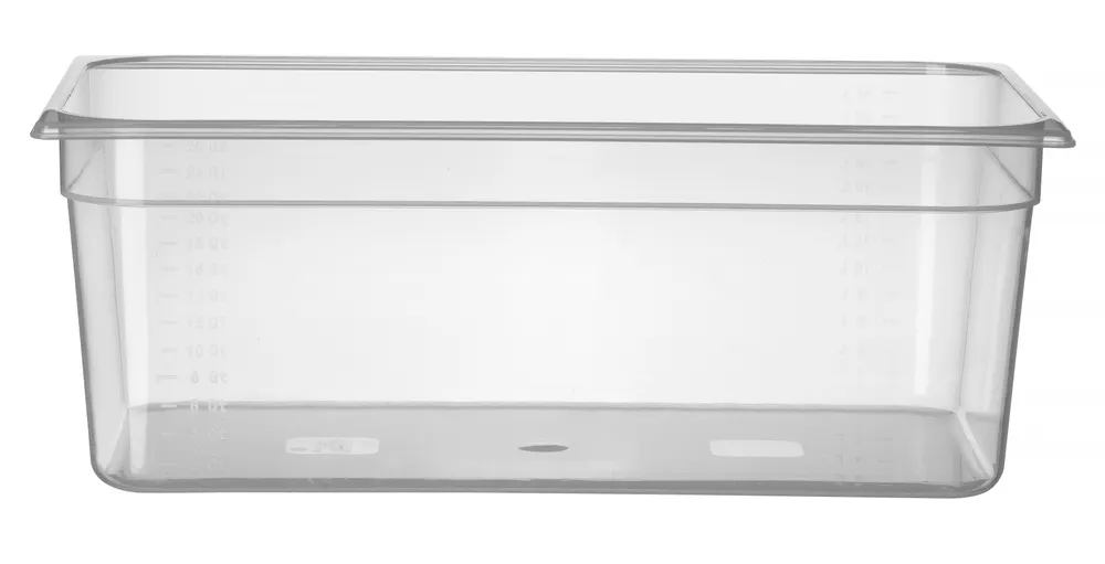 Recipiente Gastronorm 1/1 Hendi, 14L, Polipropileno Transparente