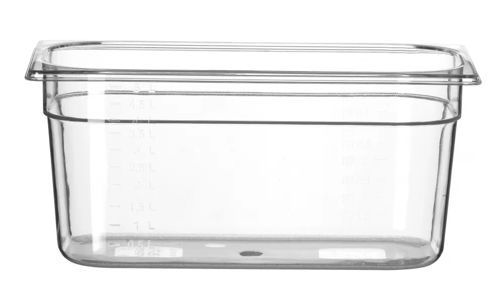 Recipiente Gastronorm 1/3 Policarbonato 5,7L, 325x176x150mm