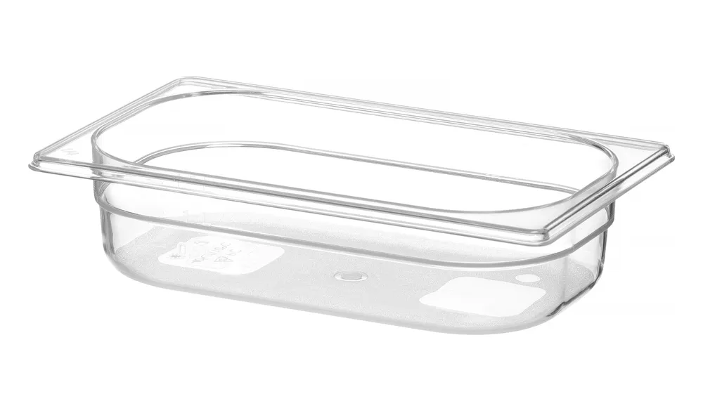 Recipiente Gastronorm 1/4, 1.8L, Policarbonato Transparente
