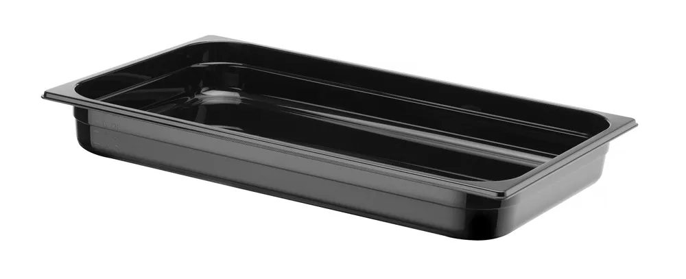 Recipiente Gastronorm GN 1/1, 9L, Preto, 530x325x65mm