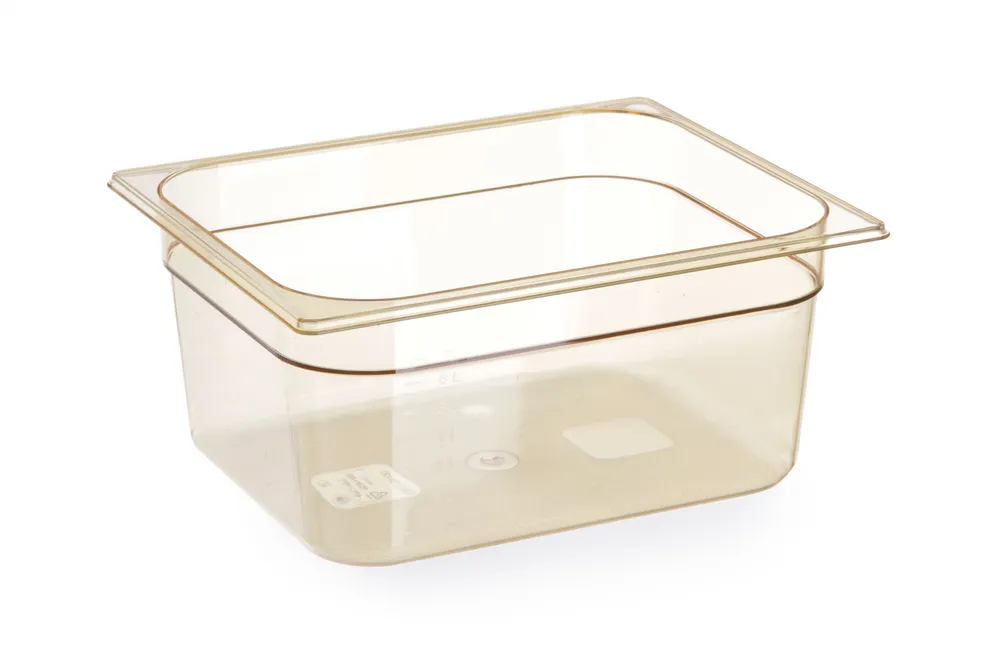 Recipiente GN 1/2 4L Transparente para Altas Temperaturas 325x265x65mm