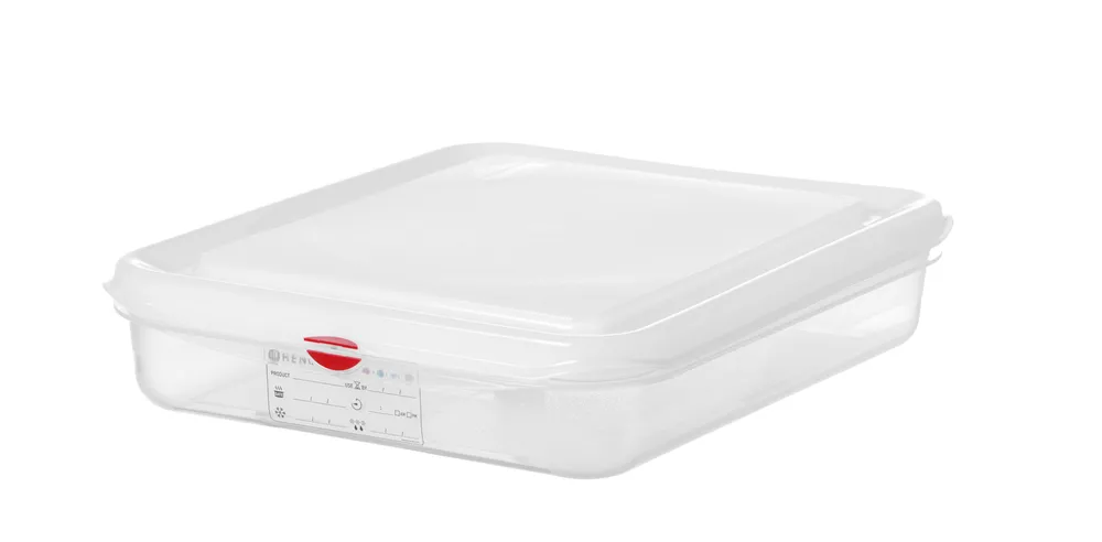 Recipiente Gastronorm GN 1/2 Polipropileno 4L Transparente 325x265x65mm
