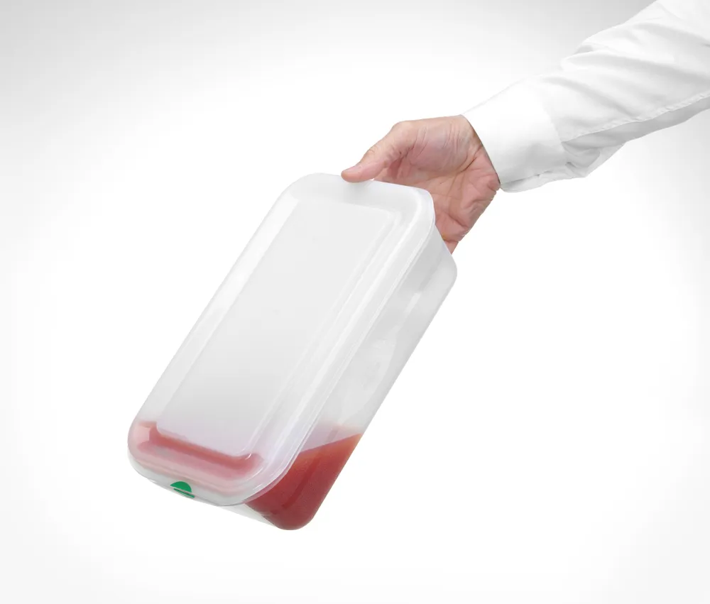 Recipiente Gastronorm GN 1/4 Polipropileno 2,8L Transparente 100mm
