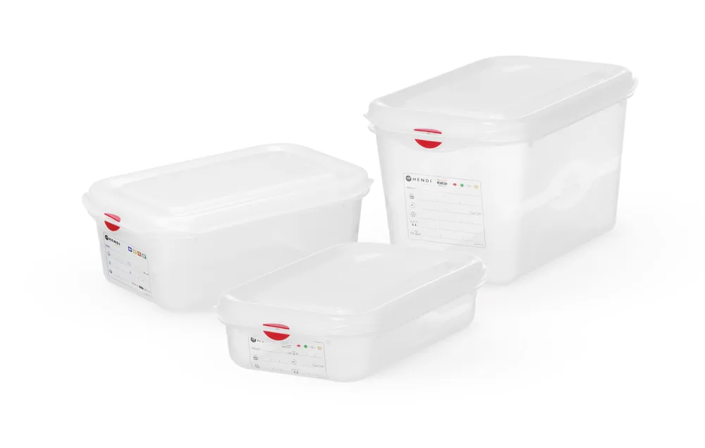 Recipiente Gastronorm GN 1/4 Polipropileno 2,8L Transparente 100mm