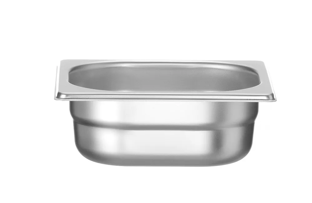 Recipiente Gastronorm 1/6 Aço Inoxidável 1L, Profundidade 65mm